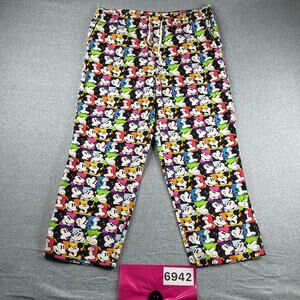 Walt Disney World Resort Lounge Pants Mickey Mouse All Over Print Colorful XL